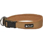 Petlando Hondenhalsband Mesh Cognac - Klikhalsband - Xxxs 25-30x2 Cm