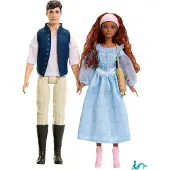 Mattel De Kleine Zeemeermin Ariël en Prins Erik - Pop