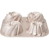 Patisse Mini Tulbandvorm - 4 Tulbandjes - 24x24 cm - Bakvorm