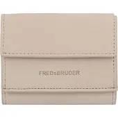 Fredsbruder Leren Portemonnee Bobonia Foldover Wallet Marble Beige