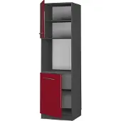 Vicco Fame-Line Ovenombouwkast – 60 cm open Bordeauxrode hoogglans