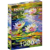 Enjoy Puzzle Water Lilies in the Pond Puzzel (1000 stukjes)
