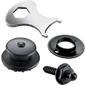 Loxx Veiligheidsslot Elektrisch, bk. chroom (Instrumentriem), Accessoires voor instrumenten, Zwart