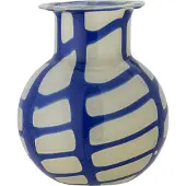 Bloomingville Kiran vaas 19 cm Blauw