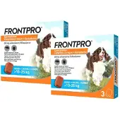FRONTPRO 2x Hond L 10-25 kg 3 tabletten