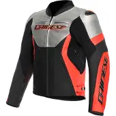 Dainese Racing 5 leren jack, zwart, maat 48, heren, zwart, maat 48