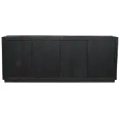 Starfurn Dressoir Brussel Black 4 deurs | 200 cm