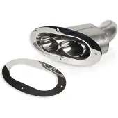 Stainless Works Angled-Oval Through-Body Tip With Tubes