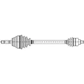 METELLI 17-0592 Aandrijfas