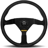 Momo MOD78 Steering Wheel 320 mm - Black Suede/Black Spokes