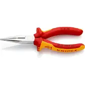 Knipex 25 06 160 T Platte rondbektang Elektronica en fijnmechanica Chroom-vanadium staal 160 mm
