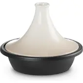 Le Creuset Tajine in Geëmailleerd Gietijzer Meringue - 31 cm/ 3,7 L
