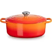 Le Creuset Ovale Braadpan 29 cm Oranjerood