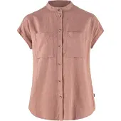 Fjällräven Blouse Women Övik Hemp Shirt SS Dusty Rose-XS