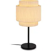 Briloner Tafellamp Papper, hout licht, Woon-/ Eetkamer, metaal, Tafellamp