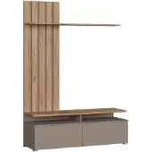 Vicco Harro Wandmeubel – Goldkraft Eik/Grijs