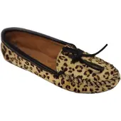 Minnetonka -MOCASSIN-LEOPARD PRINT-SUEDE-36