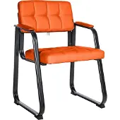 CLP Canada B Eetkamersstoel - Kunstleer oranje