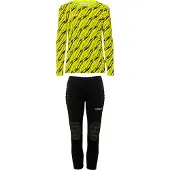 Uhlsport Progressive Keepersset Lange Mouwen Kids Felgeel Zwart