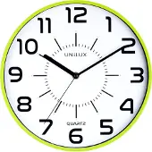 Unilux Pop wandklok, diameter 30 cm, groen