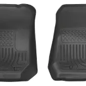 Husky Liners 07-12 Jeep Wrangler WeatherBeater Black Floor Liners