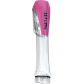Seac Sub Libera Unica Magica Snorkel - Transparant met Roze Top
