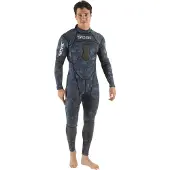 Seac Sub M.lungo 1.5 Mm Diving Wetsuit Grijs 2XL Man