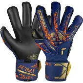 Reusch Sporthandschoenen 'Attrakt Gold X Evolution' blauw / geel / oranje / zwart