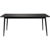 White Label Eettafel Fabio Black - 180 x 90 cm