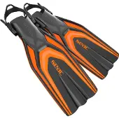 Seac Sub Style Diving Fins Oranje EU 42-44