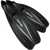 Seac Sub F100 Pro Diving Fins Zwart EU 38-39