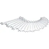 Hazet Ring steeksleutelset 600N/30 - Buitentwaalfkant tractieprofiel - 30-delig - 5,5 – 41