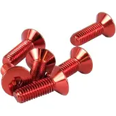 Nrg Steering Wheel Screw Upgrade Kit (Conical) - Red