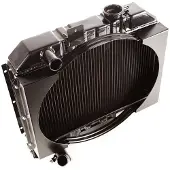 OMIX Radiator w/ Fan Shroud 2 Row- 41-52 Willys Models