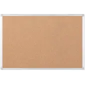 BI-Office Earth Kurk Prikbord 45 (B) x 1,2 (D) x 60 (H) cm Aluminium Bruin