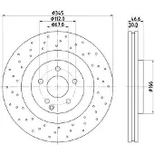 Hella 8DD 355 128-141 Remschijf