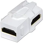 Lindy 60490 HDMI Adapter [1x HDMI-bus - 1x HDMI-bus] Wit Vergulde steekcontacten