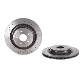 Brembo Remschijf 09A95921 achter, geventileerd, sterk gecarboniseerd, 1 Stuk