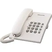 Panasonic Vaste telefoon - - KX-TS5FX - 475 g - 150 x 2 x 96 mm - Kleur Baltas
