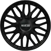 Sparco Wieldoppen Roma 13 inch Zwart - 4 stuks