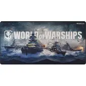 Natec GENESIS Muismat Carbon 500 Maxi World of Warships Armada 900x450mm, Muismat, Veelkleurig