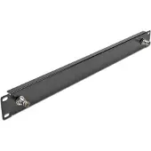 DeLOCK 19" paneel met 2 x BNC-aansluiting, 1 HE, zwart, met frontafdekking, metaal, zwart, 1 stuk