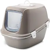 Savic kattenbak reina sift warmgrijs - 64x46x48 cm