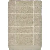 Mette Ditmer Handdoek Tile Stone Sand / Off-White (50 x 100 cm)