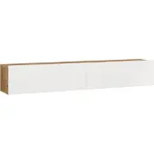 En.casa Tv-meubel Lapinlahti 180x31,5x29,5cm houtkleurig en wit