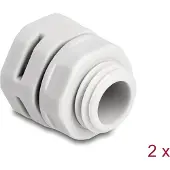 DeLOCK Ventilation Plug M12 grey 2 pcs