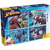 Lisciani - Spider-Man - puzzel Maxifloor - 4 x 48 stukjes