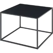 En.casa Salontafel Solund 60x60x45 cm staal zwart mat