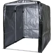 Mendler Fietsgarage -N61, foliegarage Garage tent, aluminium UV-bescherming waterdicht, 201x157x201cm ~ antraciet