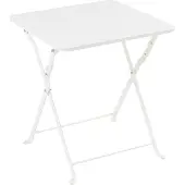 En.casa Tuintafel Vegårshei opvouwbaar 45x40x40 cm wit []